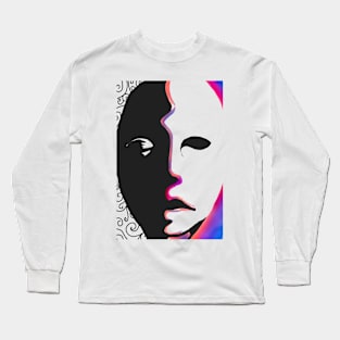 Silhouette face Long Sleeve T-Shirt